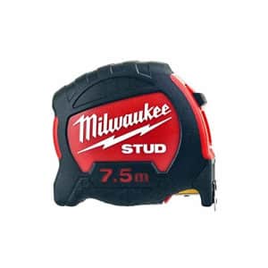Milwaukee 48229908 Stud Tape Measure 7.5m (Width 27mm) (Metric Only), Red for $51