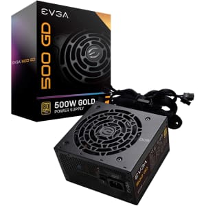 EVGA 500W Gold Power Supply for $65