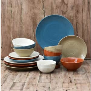 Sango Brooklyn 16-Piece Stoneware Dinnerware Set for $42