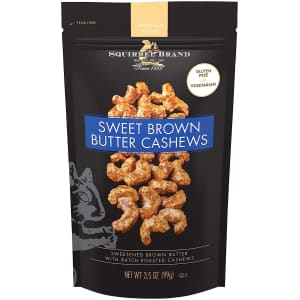 Squirrel Brand 3.5-oz. Sweet Brown Butter Cashews for $2.60 via Sub & Save