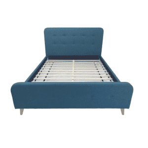 Noble House Priya Velvet Upholstered Queen Bed for $285 Noble House Priya Velvet Upholstered Queen Bed for $285
