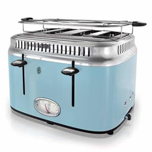 Remington TR9250BLR Retro Style Toaster, 4-Slice, Blue for $95 Remington TR9250BLR Retro Style Toaster, 4-Slice, Blue for $95