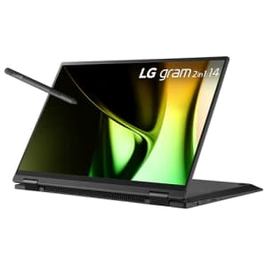 LG gram 14-inch 2in1 Lightweight Laptop, Intel Evo Edition - Intel Core Ultra 7 Processor, Windows for $1,297 LG gram 14-inch 2in1 Lightweight Laptop, Intel Evo Edition - Intel Core Ultra 7 Processor, Windows for $1,297