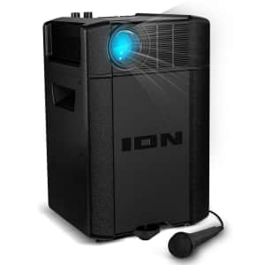 ION Projector Deluxe Portable Bluetooth Indoor/Outdoor Projector w/ 30W Sound System for $130 for members ION Projector Deluxe Portable Bluetooth Indoor/Outdoor Projector w/ 30W Sound System for $130 for members