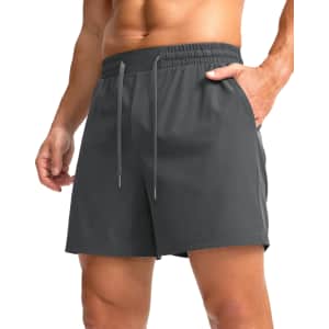Soothfeel Men's Athletic Running Shorts for $15