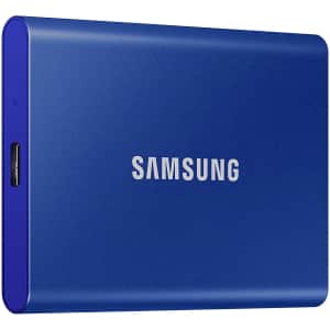 Samsung T7 1TB USB 3.2 Portable External SSD for $105