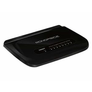 Monoprice 8 Port 10/100/1000 Mbps Desktop Gigabit Ethernet Switch (110927) for $41 Monoprice 8 Port 10/100/1000 Mbps Desktop Gigabit Ethernet Switch (110927) for $41