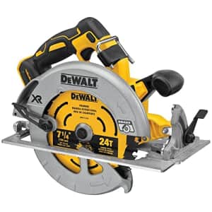 DEWALT 20V MAX* XR BRUSHLESS 7-1/4" CIRCULAR SAW WITH POWER DETECT (Tool Only) (DCS574B) for $195