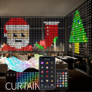Gaticte RGB LED Curtain Lights for $30 Gaticte RGB LED Curtain Lights for $30