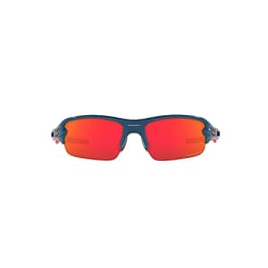 Oakley Youth Kids' OJ9008 Flak XXS Square Sunglasses, Poseidon/Prizm Ruby, 58 mm for $70