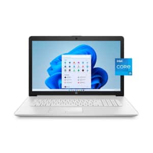 HP 11th-Gen. i5 17.3" Laptop w/ 512GB SSD for $523