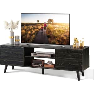 WLIVE Mid-Century Modern TV Stand for $110