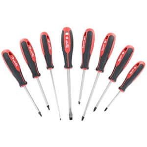 Milwaukee Phillips/Flat Head/Square Hex Drive 8-Piece Screwdriver Set for $57