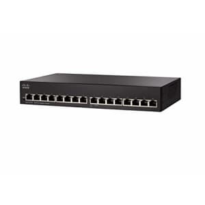 Cisco SG110-16 Desktop Switch with 16 Gigabit Ethernet (GbE) Ports, Limited Lifetime Protection for $255