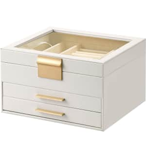 3-Layer Jewelry Box with Clear Top for $32