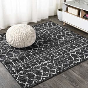 JONATHAN Y MOH101D-5SQ Moroccan Hype Boho Vintage Diamond Indoor Area-Rug Bohemian Easy-Cleaning for $28