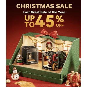 Flashforge Year-End Mega Sale: Up to 50% off, Black Friday pricing Flashforge Year-End Mega Sale: Up to 50% off, Black Friday pricing