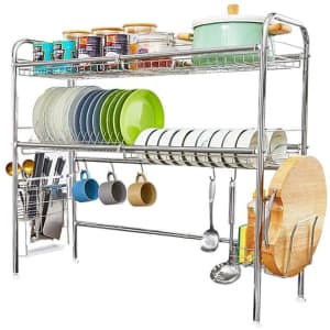 Heomu 2-Tier Over The Sink Dish Drying Rack for $41