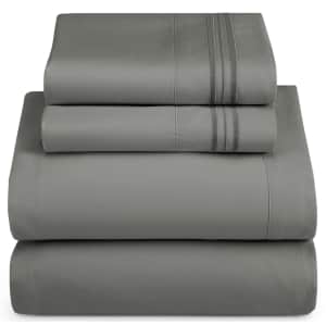 Nestle 1800 Series Deep Pocket 4-Piece Queen Bed Sheet Set for $20 Nestle 1800 Series Deep Pocket 4-Piece Queen Bed Sheet Set for $20