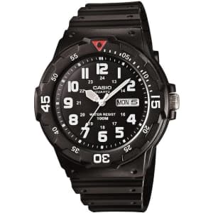 Casio Men's Resin Dive Watch for $22
