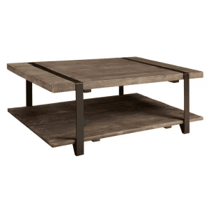 Alaterre Furniture Modesto 48" Rustic Wood Top Coffee Table for $280 Alaterre Furniture Modesto 48" Rustic Wood Top Coffee Table for $280
