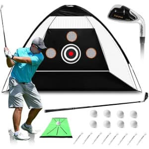 10x7-Foot Golf Practice Net Set for $78