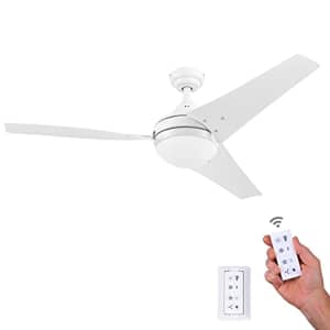 Honeywell Ceiling Fans Neyo - 52-in Indoor Fan - Contemporary Room Fan with Light and Remote for $131