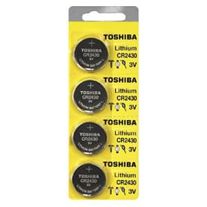 Toshiba CR2430 3 Volt Lithium Coin Battery (120 Batteries) for $86