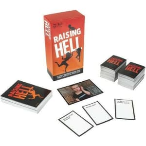 Hasbro Raising Hell Adult Party Card Game for $10