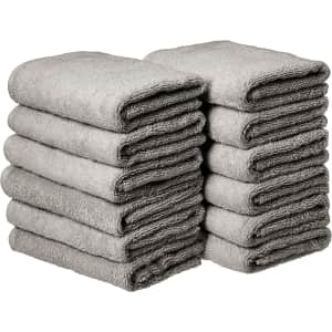 Amazon Basics Cotton Hand Towel 12-pack for $20