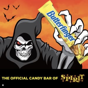 Butterfinger & Limited Edition Tote Bag at Spirit Halloween: for free