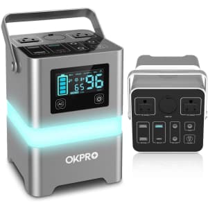 Okpro 62,500mA 110V Portable Power Station for $121 Okpro 62,500mA 110V Portable Power Station for $121