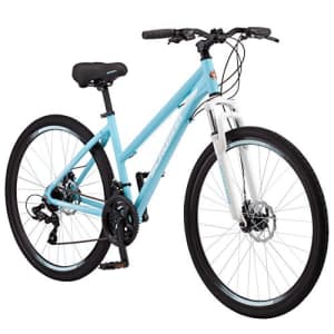 Schwinn GTX 2.0 Comfort Adult Hybrid Bike, Dual Sport Bicycle, 16-Inch Aluminum Frame, Light Blue for $320 Schwinn GTX 2.0 Comfort Adult Hybrid Bike, Dual Sport Bicycle, 16-Inch Aluminum Frame, Light Blue for $320