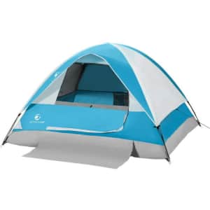 Alpha Camper 2-Person Camping Dome Tent for $35