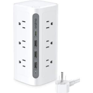 Oraimo 16-in-1 Power Strip Tower Surge Protector for $15 w/ Prime