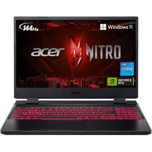 Acer Nitro 5 12th-Gen. i5 15.6" Laptop w/ NVIDIA GeForce RTX 3050 Ti for $700 w/ Prime Acer Nitro 5 12th-Gen. i5 15.6" Laptop w/ NVIDIA GeForce RTX 3050 Ti for $700 w/ Prime