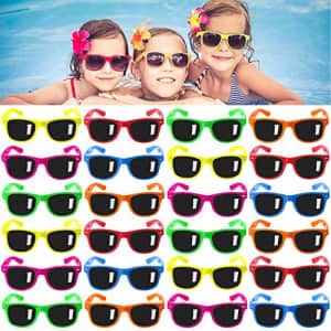 Ginmic Kids Sunglasses Party Favors, 24Pack Neon Sunglasses for Kids,Boys and Girls, Great Gift for for $51