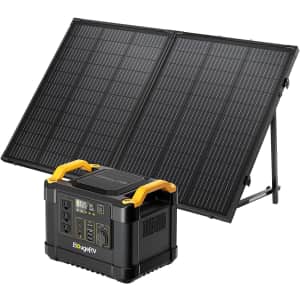 BougeRV 1,100Wh Portable Power Station w/ 130W Solar Panel for $699