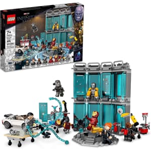 LEGO Marvel Iron Man Armory Building Set for $56