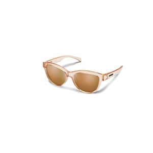 Suncloud Bayshore Polarized Sunglasses, Crystal Peach/Polarized Brown, One Size for $50 Suncloud Bayshore Polarized Sunglasses, Crystal Peach/Polarized Brown, One Size for $50