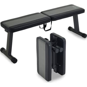 Prevention Flat Foldable Weight Bench for $72