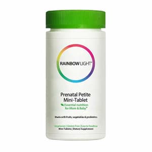 Rainbow Light Prenatal Petite Mini-Tab Multivitamin Plus Superfoods & Probiotics - Organic Daily for $35