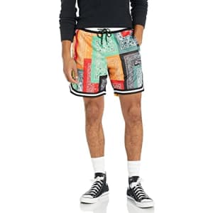 LRG Lifted Research Group Men's Shorts, Multi Maple, Small for $22