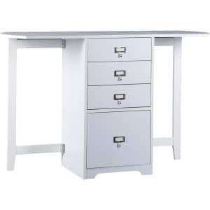 SEI Furniture Convertible Fold-Out Craft Desk for $159