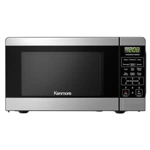 Kenmore KMCMV207S2-07 Countertop Microwave 6 Auto-Preset Menus, Child Lock, Defrost & Express for $91
