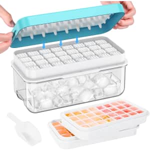 2-Tier Ice Cube Tray with Lid and Bin for $19