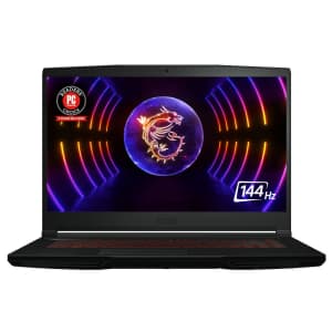 MSI GF Series 12th-Gen. i5 15.6" Gaming Laptop w/ NVIDIA GeForce RTX 3050 for $599