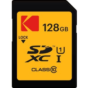 Kodak SD 128GB UHS-I U1 V10 Premium for $20