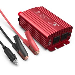 Bestek 500W AC Power Inverter for $28