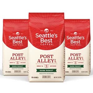 Seattle's Best Coffee Post Alley Blend Dark Roast Ground Coffee 3 Pack, Three 12 Ounce (Pack of 3) for $13 Seattle's Best Coffee Post Alley Blend Dark Roast Ground Coffee 3 Pack, Three 12 Ounce (Pack of 3) for $13